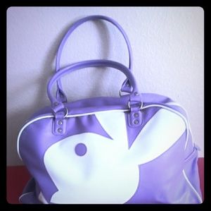 Rare vintage Playboy Duffle bag in Lavender
